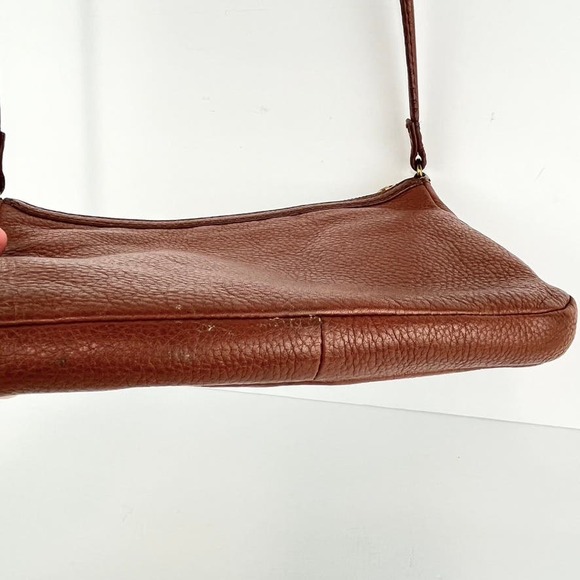 Fossil Erin Top Zip Cowhide Pebbled Leather Crossbody Bag - Picture 4 of 8